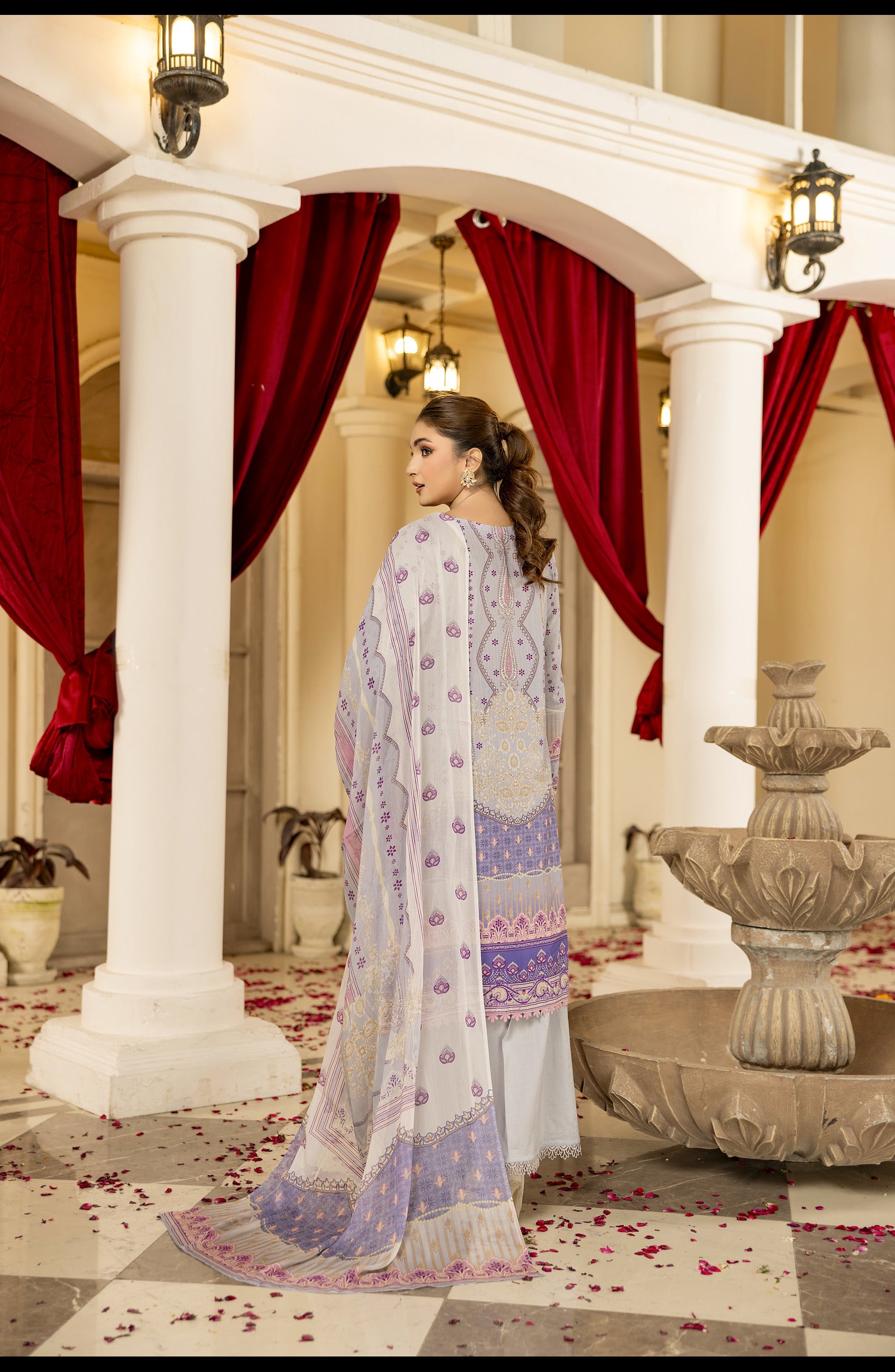 Luxury Embroidered Lawn Vol-19 By Waresha