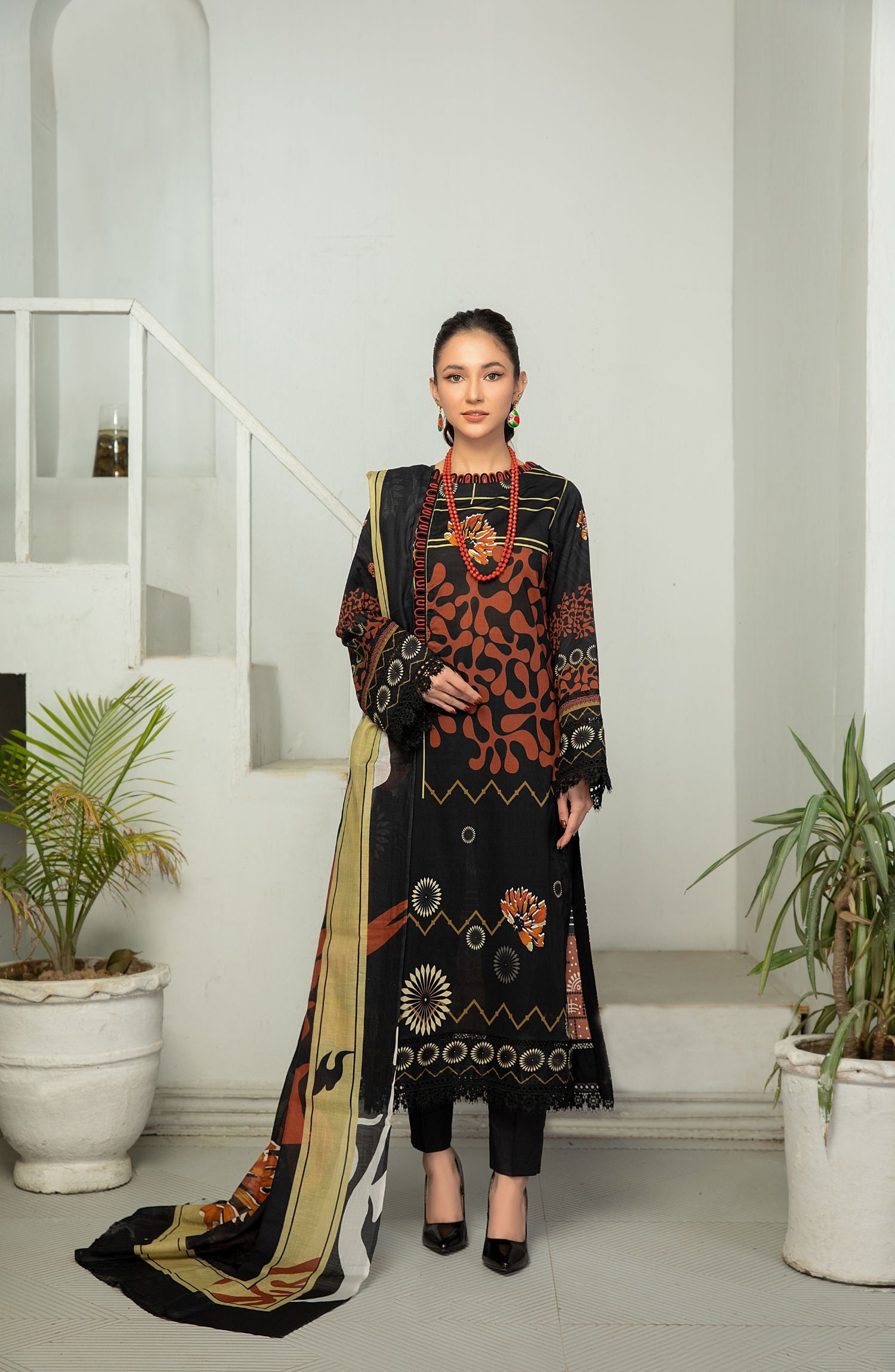 Luxury Digital Printed Lawn Summer Vol-07 By Waresha