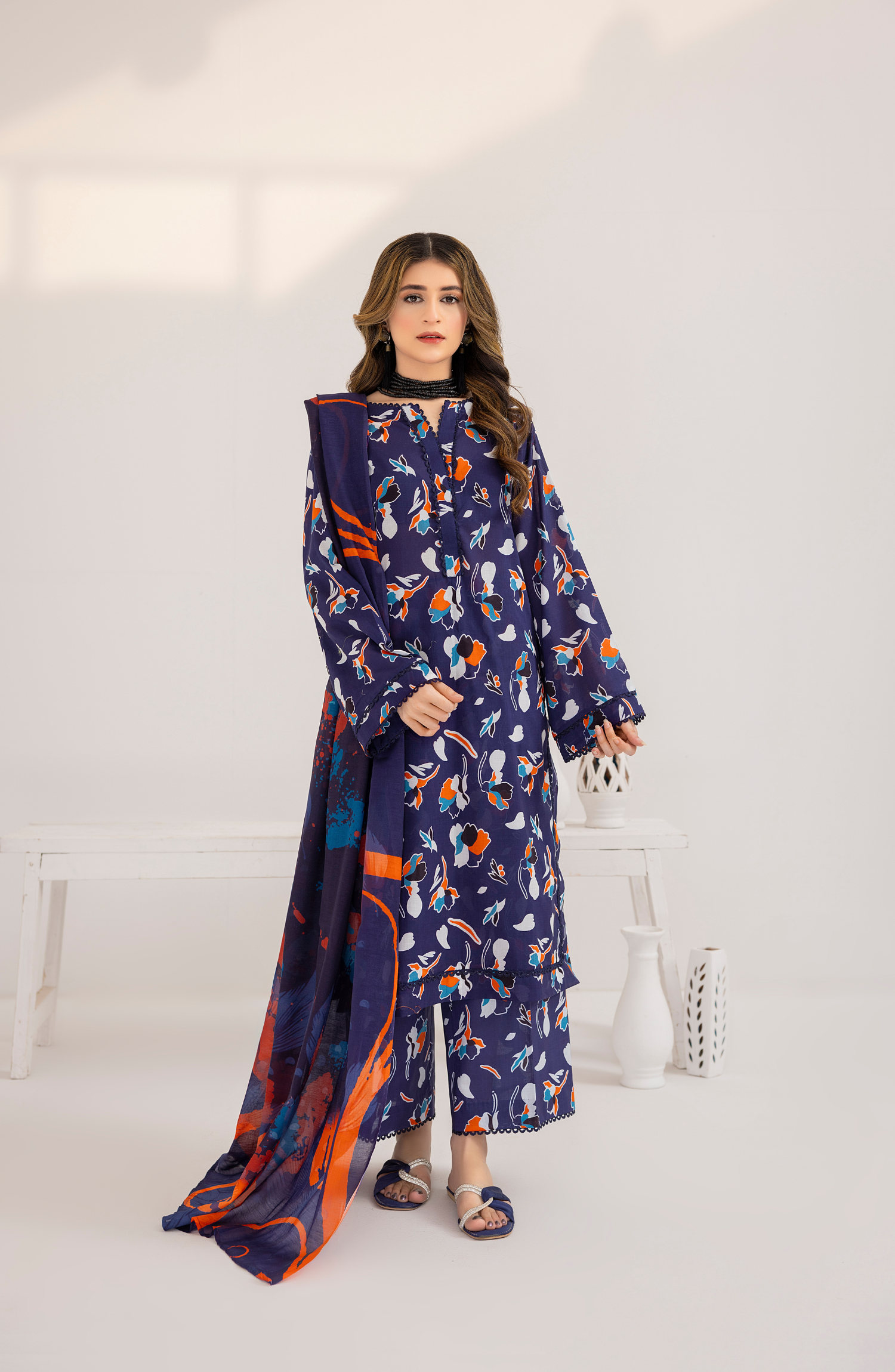 Luxury Digital Printed Lawn Summer Vol-20-Zarlish By Waresha