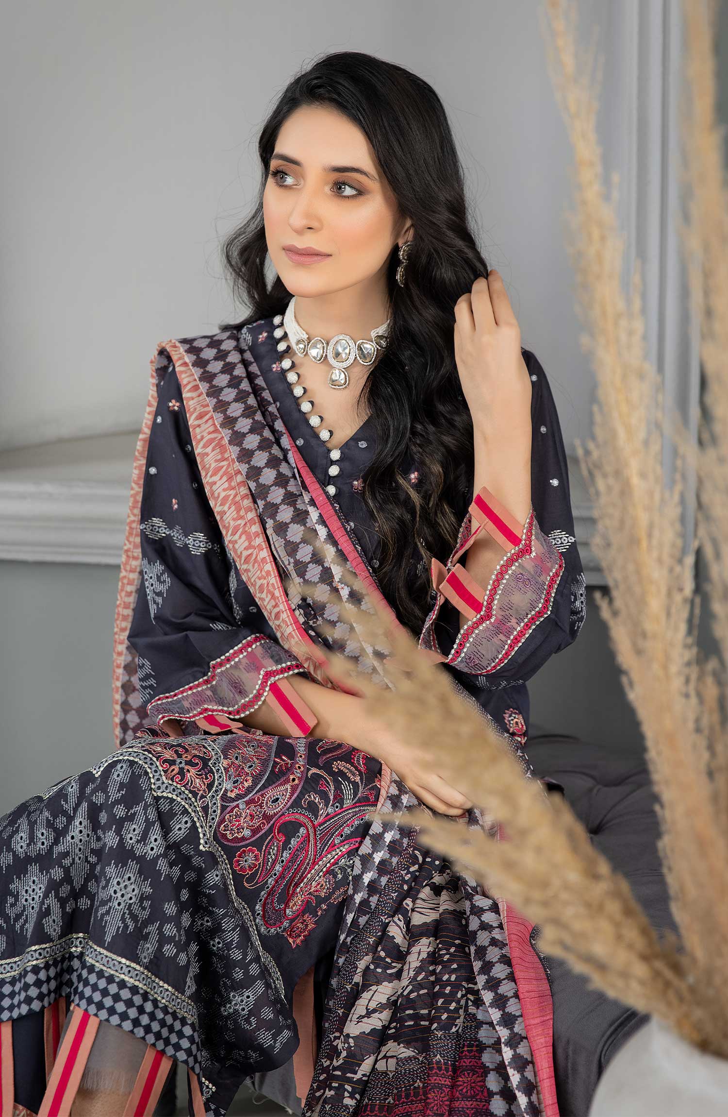 Summer Vol-19 Luxury Embroidered Lawn By Waresha